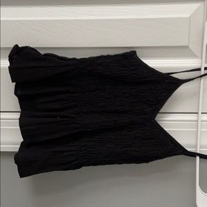 Black baby doll shirt